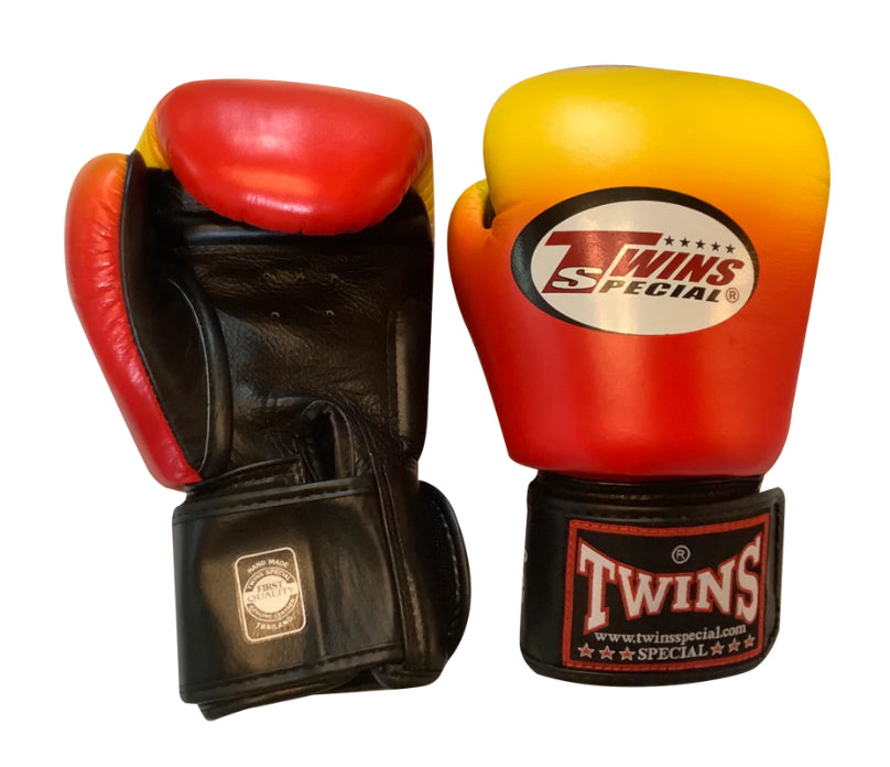 泰拳拳套 Thai Boxing Gloves : Twins Special Boxing Gloves FBGVL3-5 Red