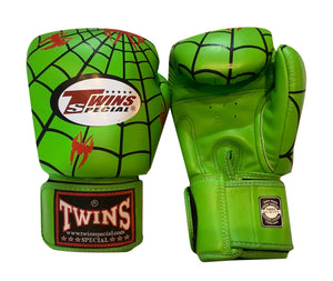 泰拳拳套 Thai Boxing Gloves : Twins Special  FBGVL3-8 SPIDER GREEN