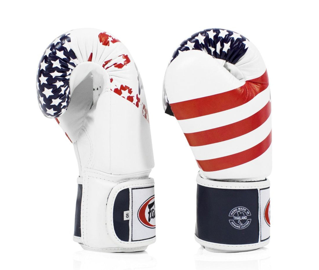 泰拳拳套 Thai Boxing Gloves : Fairtex BGV1 " USA Flag" Limited Edition