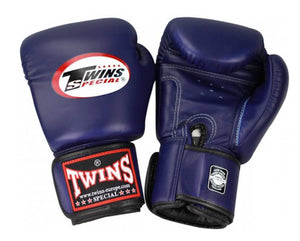 泰拳拳套 Thai Boxing Gloves : Twins BGVL3 NAVY BLUE