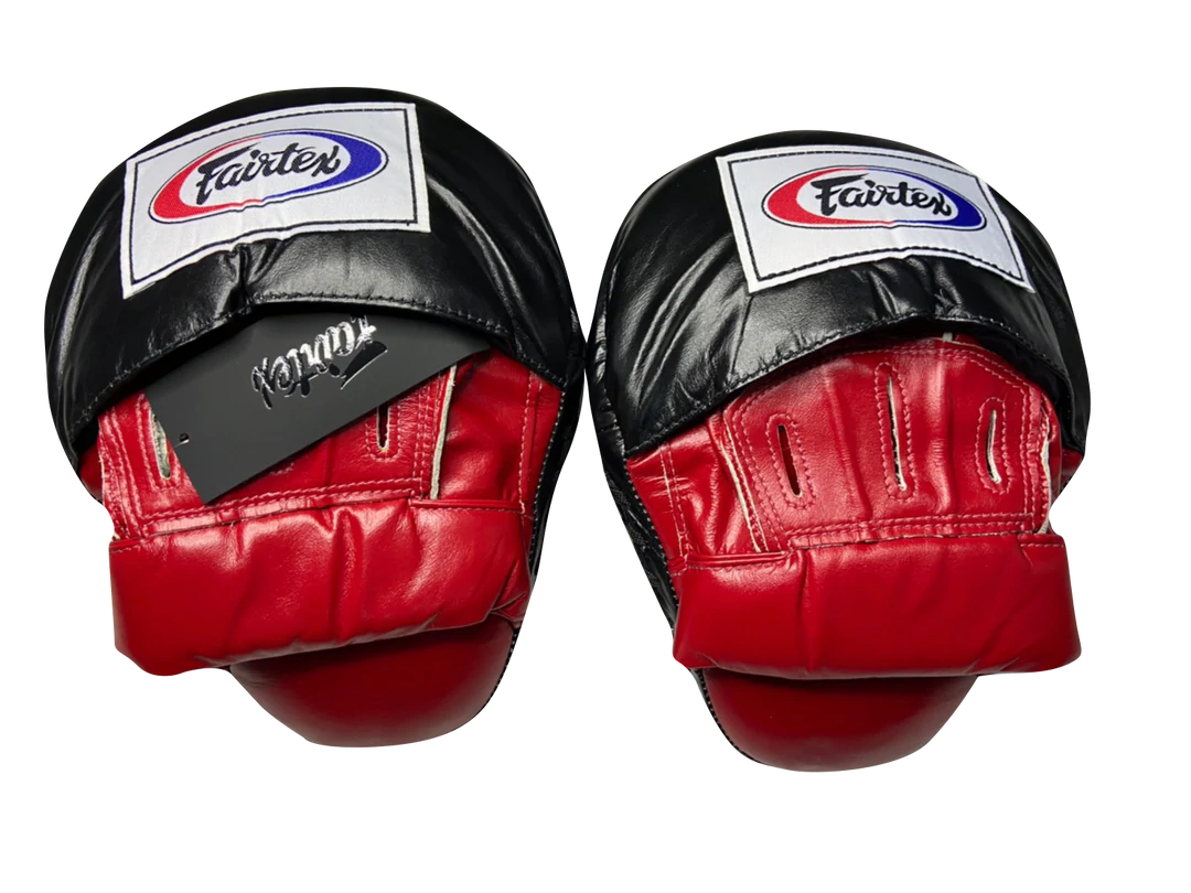 Fairtex Focus Mitts The Ultimate Contoured FMV9 Red Black