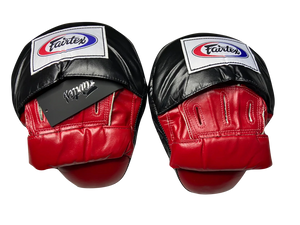 Fairtex Focus Mitts The Ultimate Contoured FMV9 Red Black