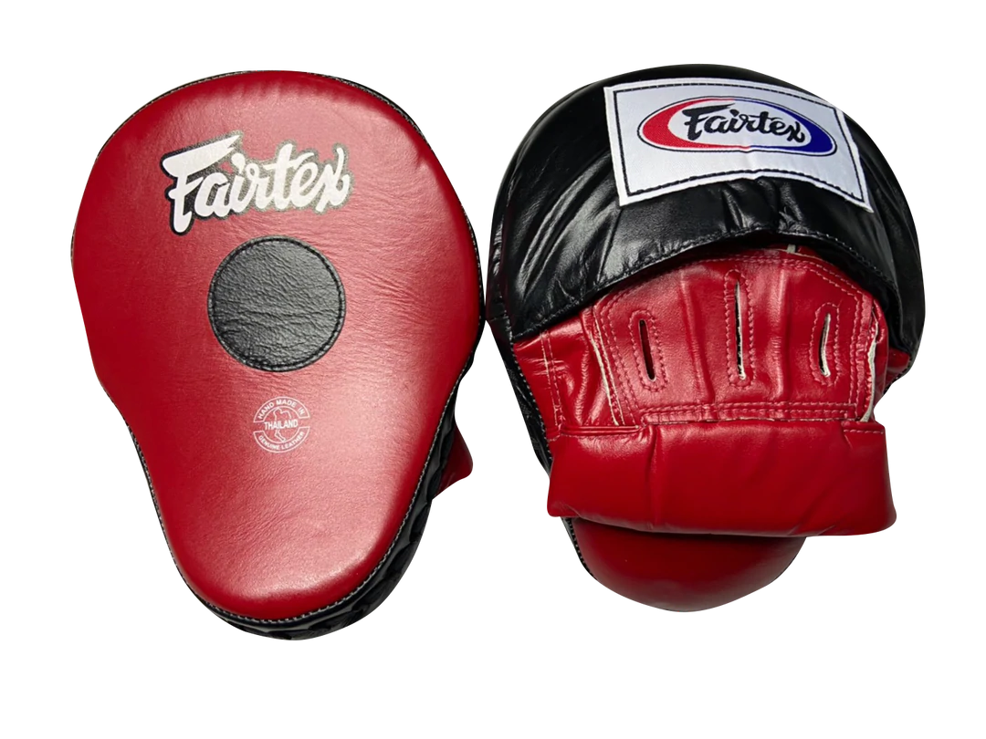 Fairtex Focus Mitts The Ultimate Contoured FMV9 Red Black