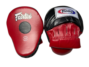 Fairtex Focus Mitts The Ultimate Contoured FMV9 Red Black