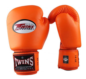 泰拳拳套 Thai Boxing Gloves : TWINS BGVL 3 ORANGE