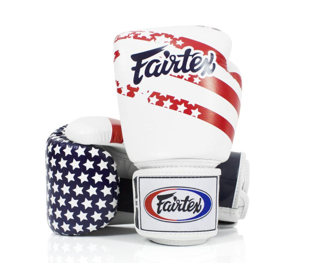 泰拳拳套 Thai Boxing Gloves : Fairtex BGV1 " USA Flag" Limited Edition