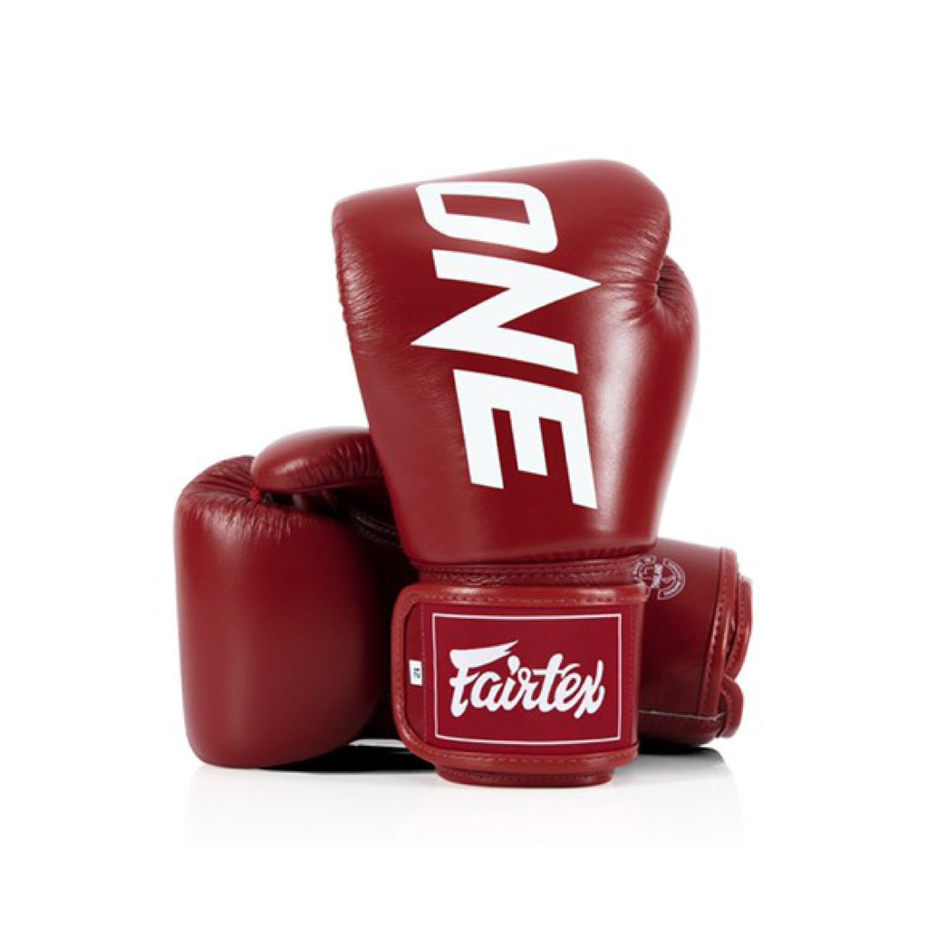 泰拳拳套 Thai boxing gloves Fairtex Boxing Gloves BGV1 One Red