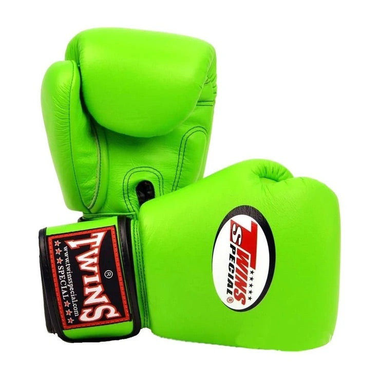 泰拳拳套 Thai Boxing Gloves : TWINS BOXING BGVL 3 LIGHT GREEN