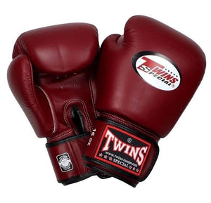 泰拳拳套 Thai Boxing Gloves :TWINS  BGVL3 MAROON RED