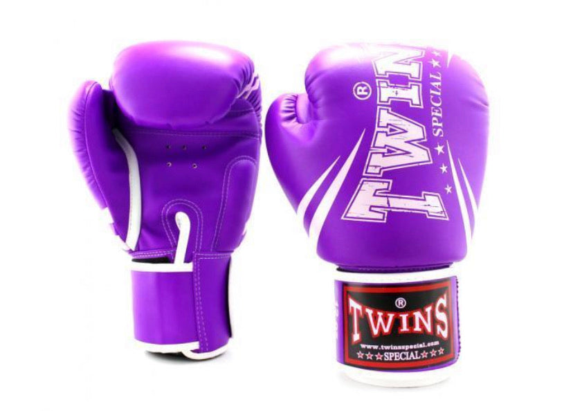 泰拳拳套 Thai Boxing Gloves :TWINS SPECIAL FBGVS3-TW6 PURPLE