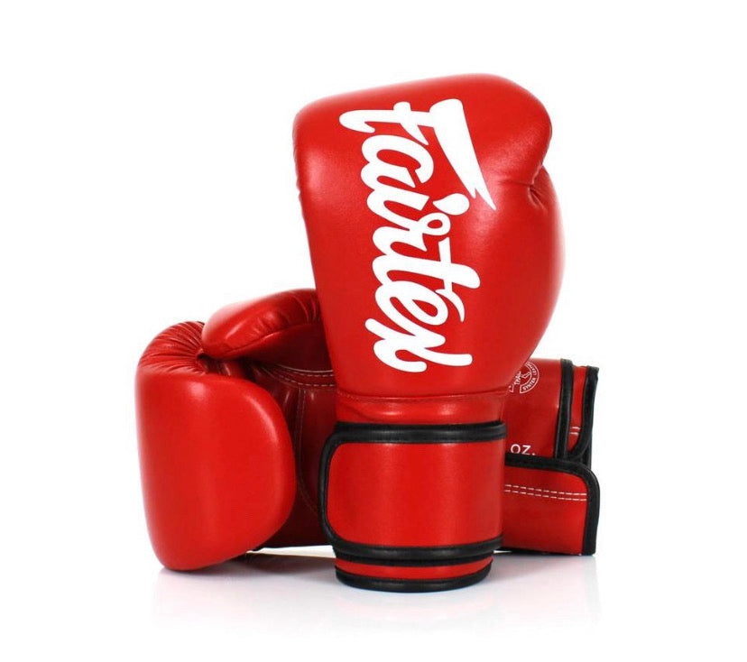 泰拳拳套 Thai Boxing Gloves : Fairtex BGV14 Red