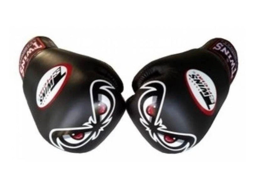 泰拳拳套 Thai Boxing Gloves : TWINS SPECIAL FBGVL3-25 BLACK