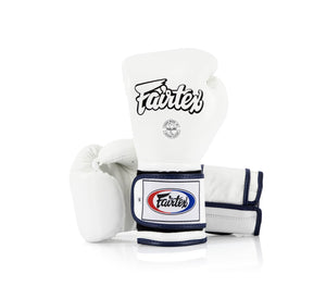泰拳拳套 Thai Boxing Gloves : Fairtex BGV9 White