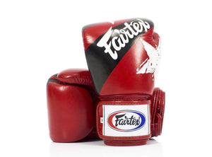 泰拳拳套 Thai Boxing Gloves : Fairtex BGV1 National Print Red