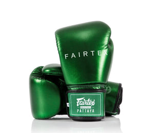 泰拳拳套 Thai Boxing Gloves : Fairtex BGV22 METALLIC Green