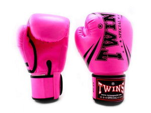 泰拳拳套 Thai Boxing Gloves : TWINS SPECIAL FBGVS3-TW6 DARK PINK