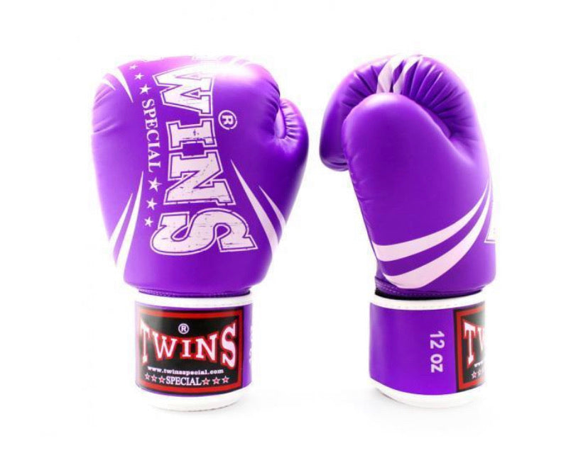 泰拳拳套 Thai Boxing Gloves :TWINS SPECIAL FBGVS3-TW6 PURPLE