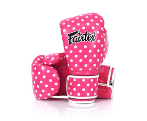 泰拳拳套 Thai Boxing Gloves : Fairtex BGV14 Pink Dots
