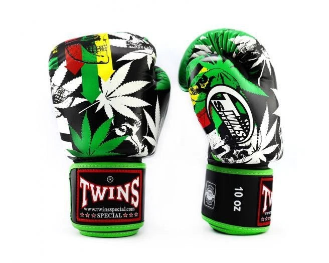 泰拳拳套 Thai Boxing Gloves : Twins FBGVL3-54 GRASS