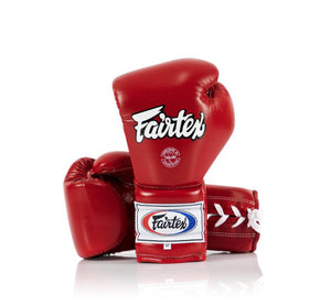 泰拳拳套 Thai Boxing Gloves : Fairtex PRO TRAINNING BGL 7 Red