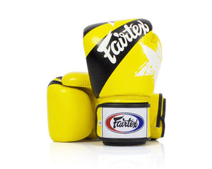 泰拳拳套 Thai Boxing Gloves : Fairtex Boxing Gloves BGV1 "National Print" Yellow