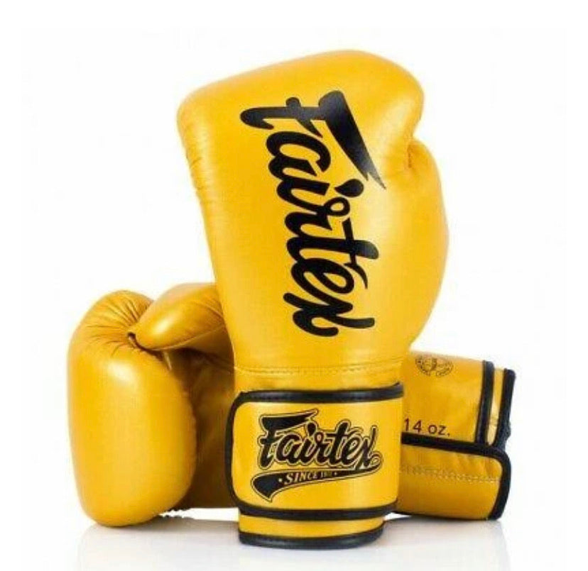 泰拳拳套 Thai Boxing Gloves : Fairtex SUPER SPARRING GLOVES- MIRCO FIBER BGV18 Nature