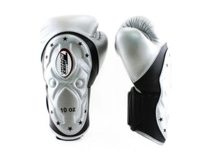 泰拳拳套 Thai Boxing Gloves : TWINS SPECIAL BGVL6 MK BLACK/SILVER