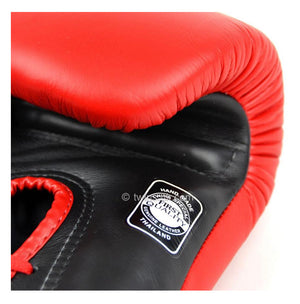 泰拳拳套 Thai Boxing Gloves :TWINS SPECIAL LACE UP BGLL 1 RED